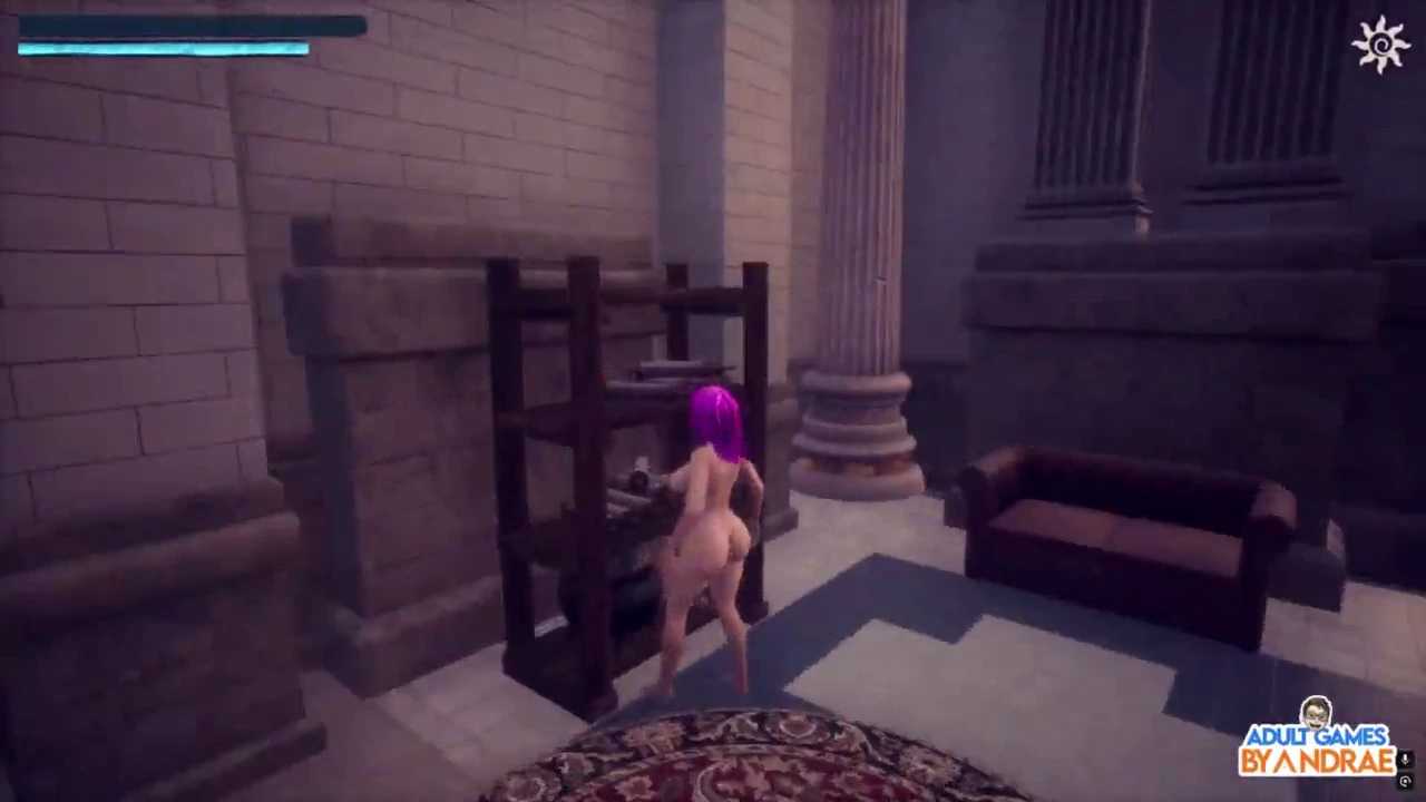 Breeding and eating: Nephelym's shaved pussy in game porn video